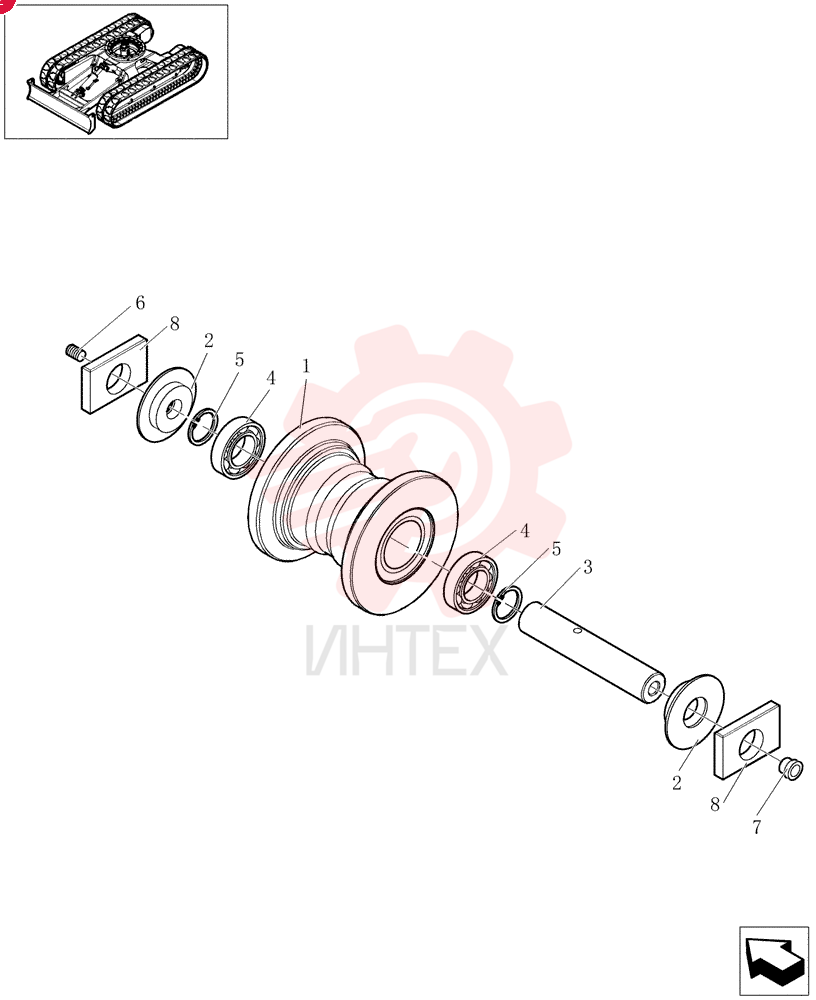 TRACK ROLLER 72271601 (1)