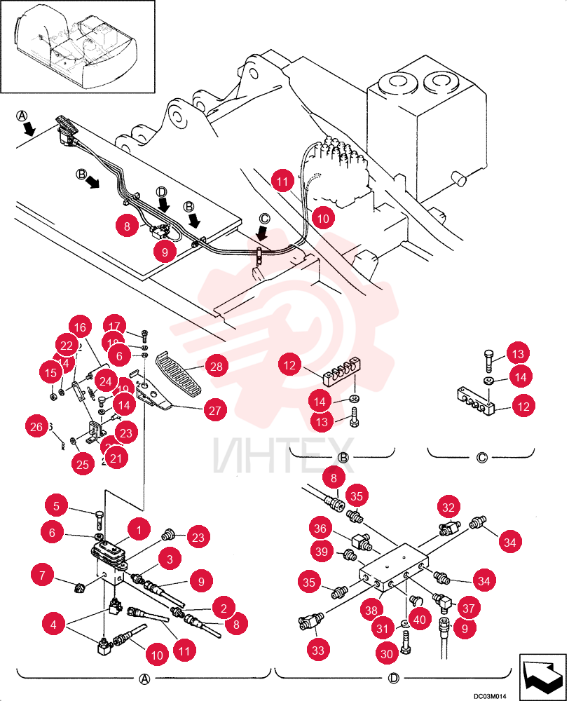 CONTROL LINES, REMOTE (N&B) YN68H0089F1