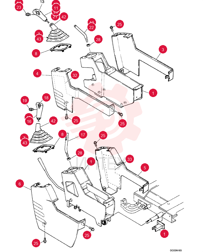 CONTROLS, OPERATOR REPLACES YN03M00081F1 (STD GRIP) YN03M00091F1 (2)