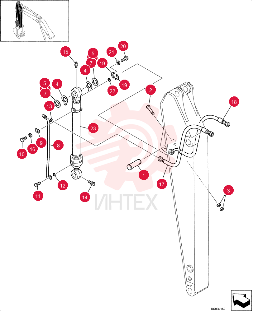 CYLINDER INSTL YN12B00358F1