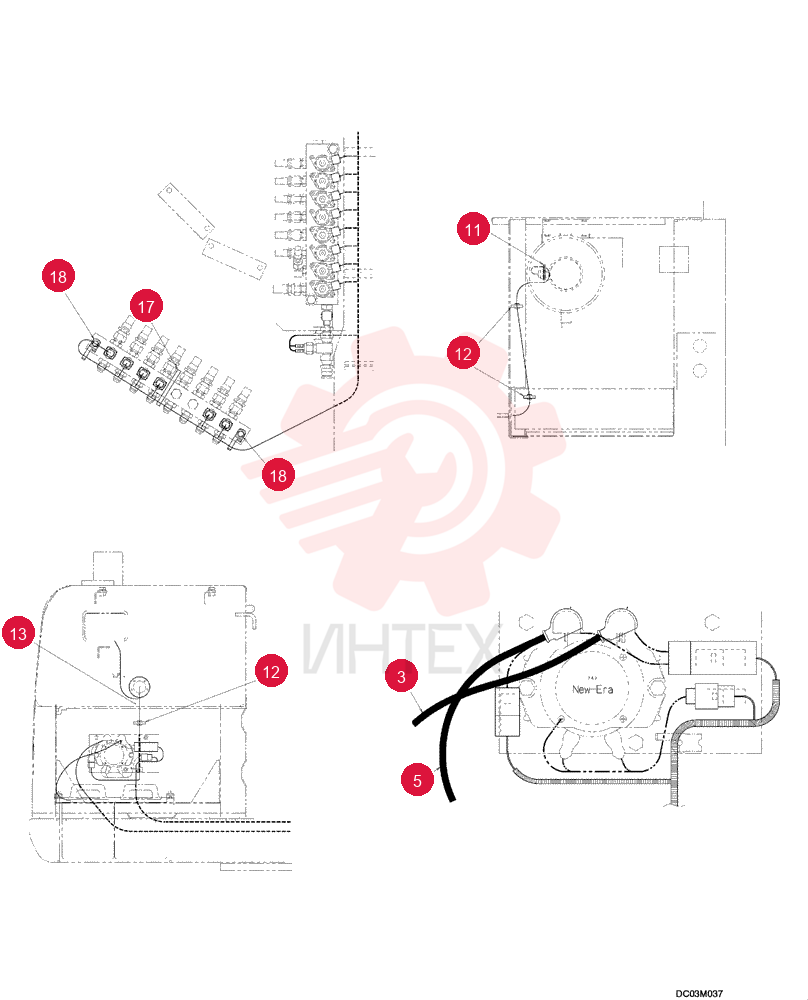 HARNESS ASSY UPPER STD. YN13E00076F1