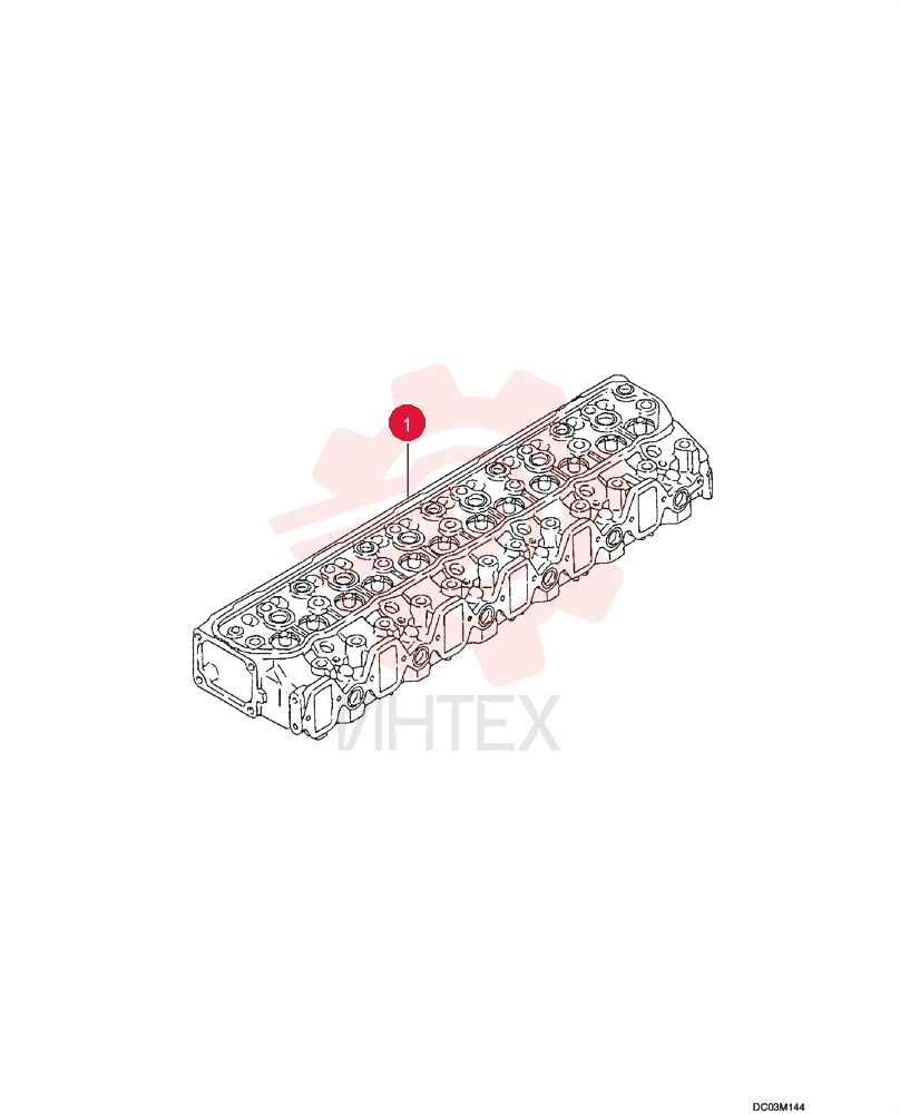 HEAD ASSY.,6 Cylinder