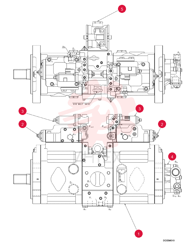 HYDRAULIC PUMP YN10V00029F1
