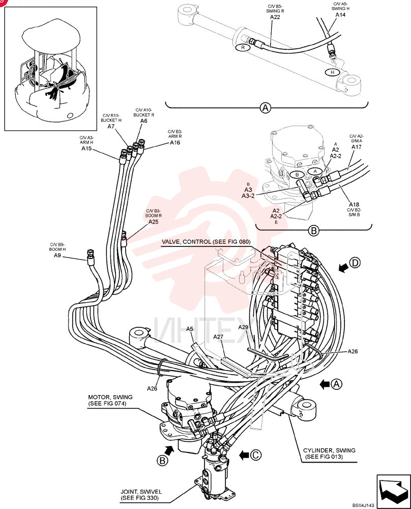90 ELBOW,90 Degree, 3/8" PF x 3/8" PF x 60mm L