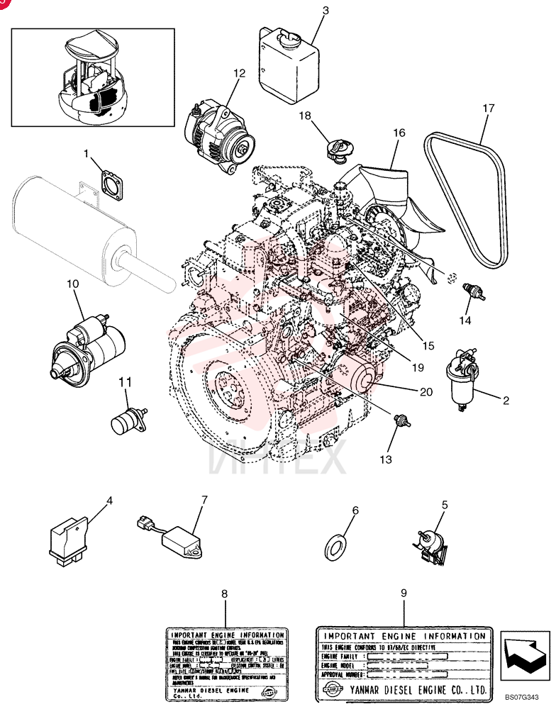 GASKET VV12900413200