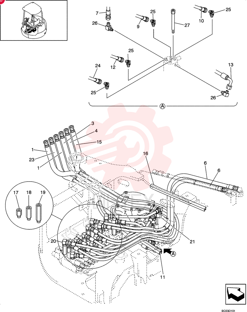 HOSE PM03H0191DC