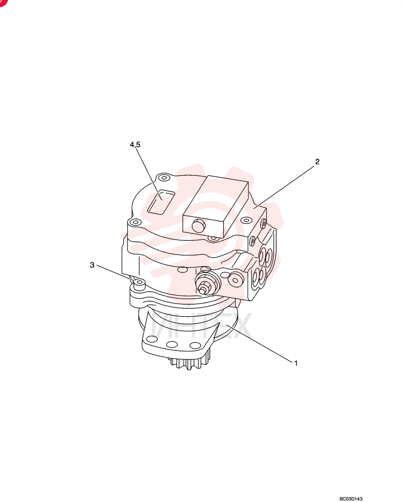 HYDRAULIC MOTOR PW15V00018F2 (2)