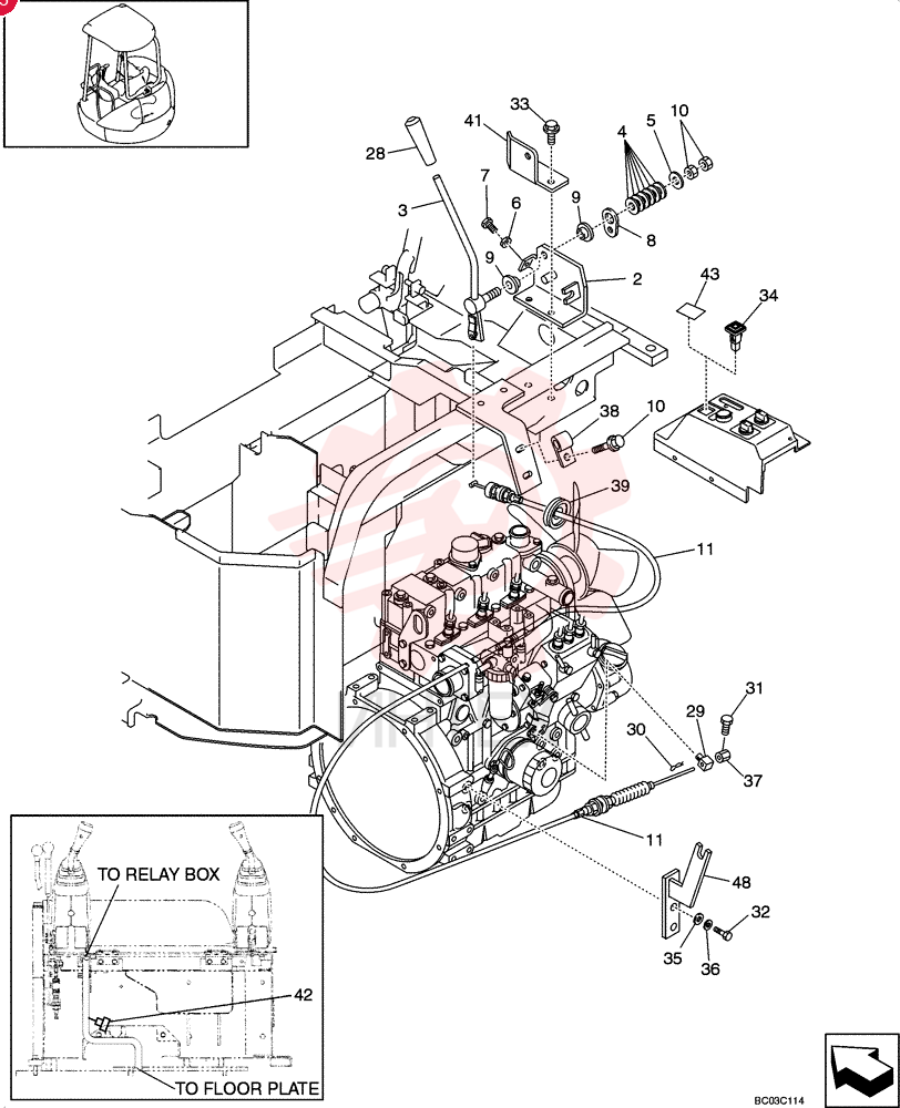 LEVER ASSY. PM51M00008F1 (1)