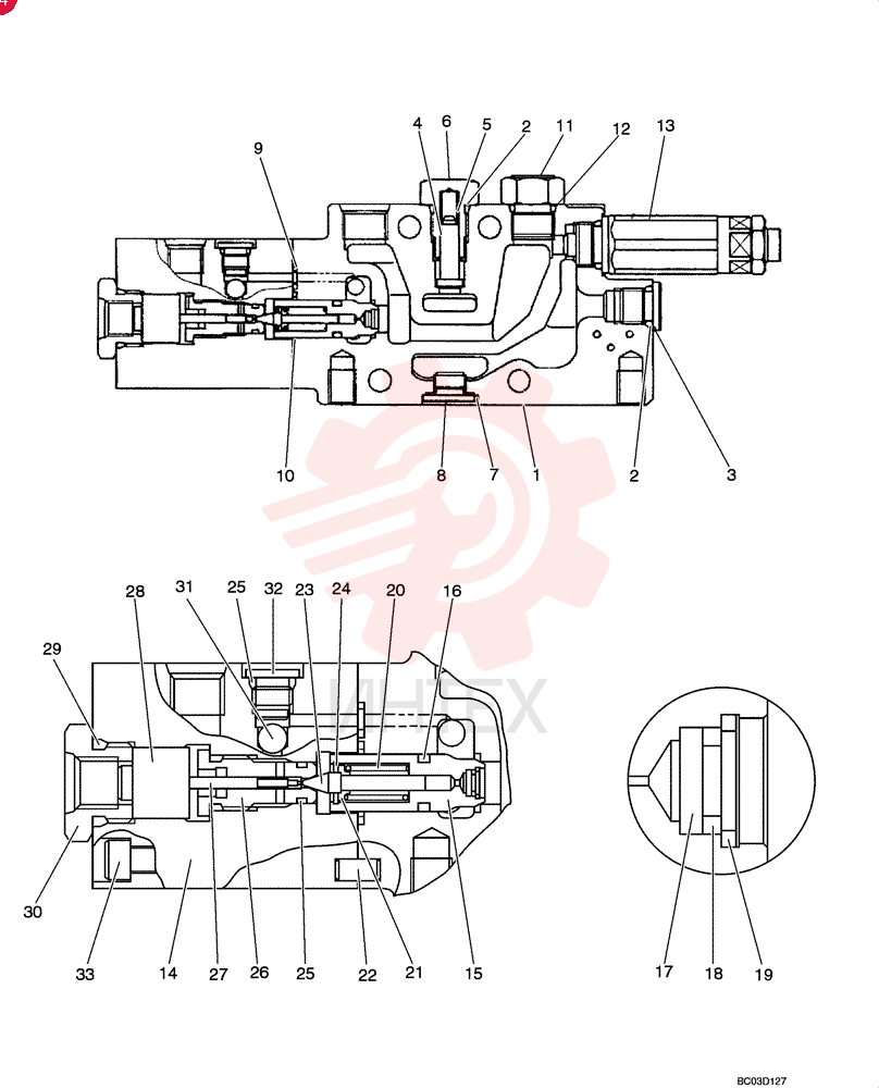 VALVE SECTION PW30V01026F1