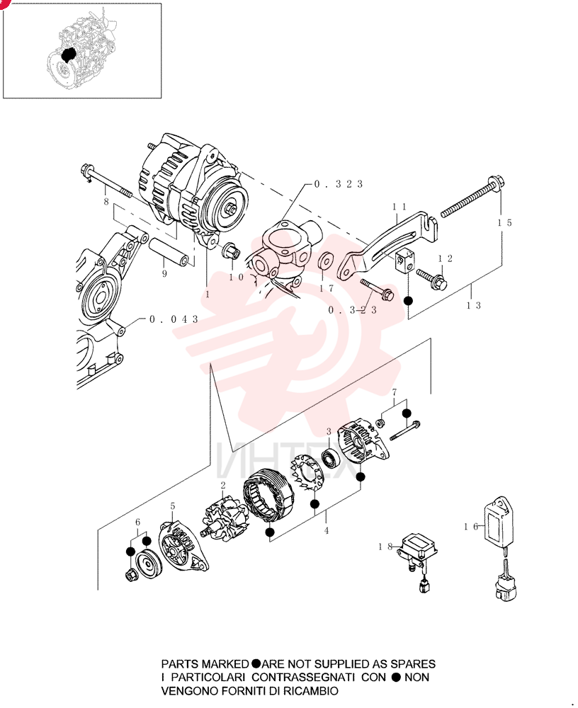 ALTERNATOR 72952746