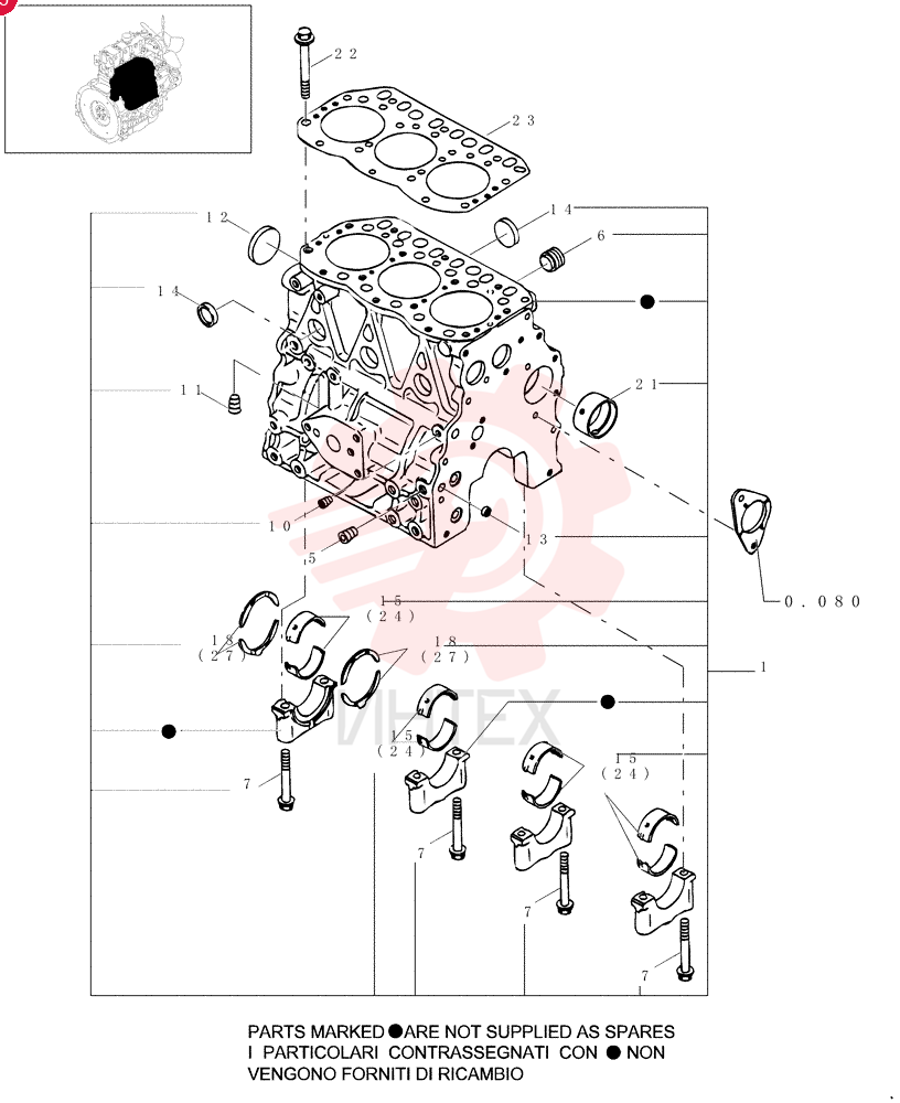 CYLINDER BLOCK 72958965