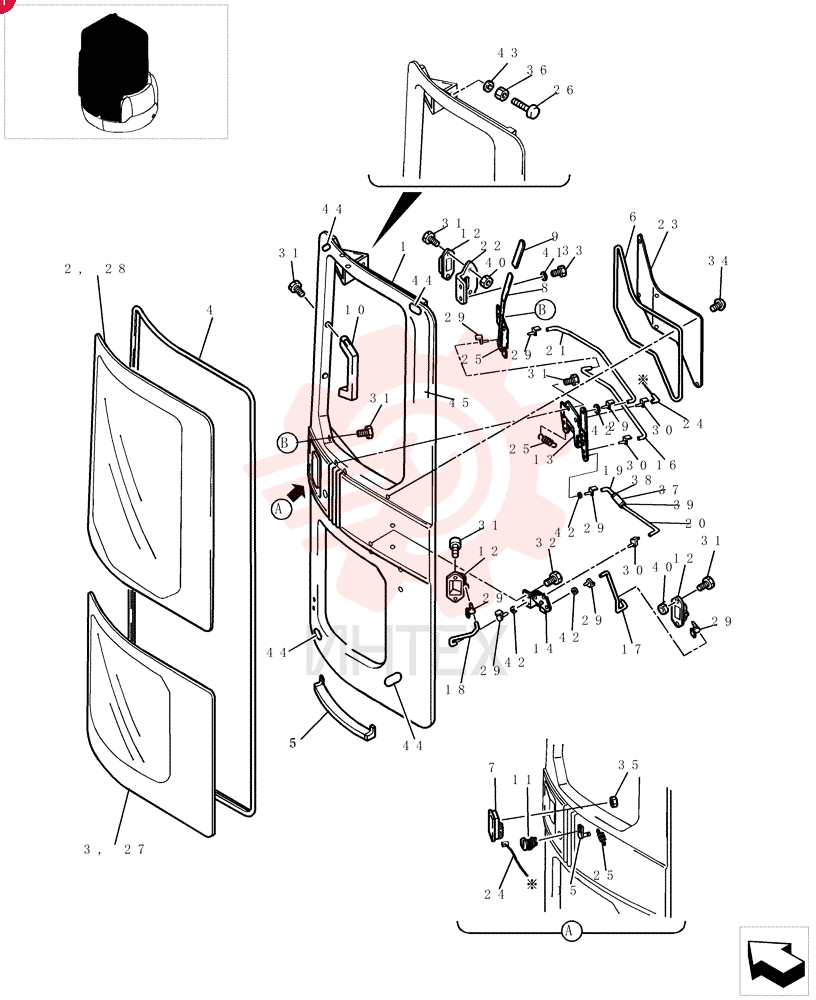 DOOR ASSY. PM51C00006F1
