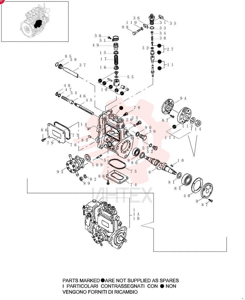 FUEL INJECTION PUMP 72953487