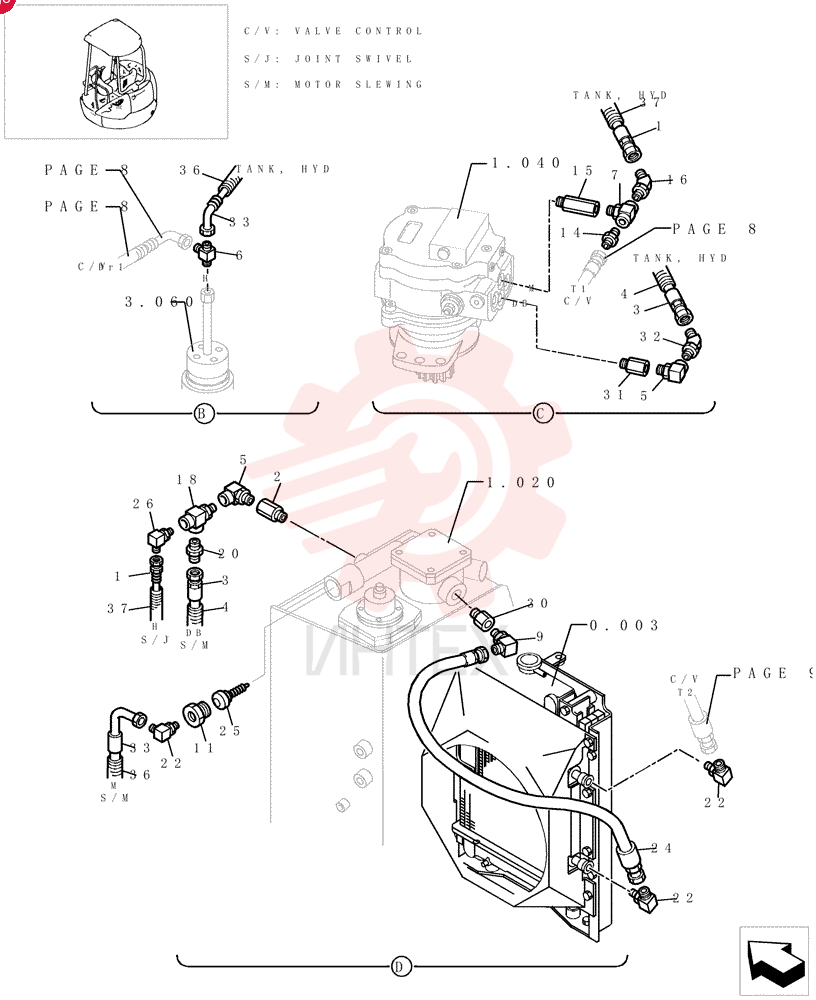 HOSE HX32L08074DX