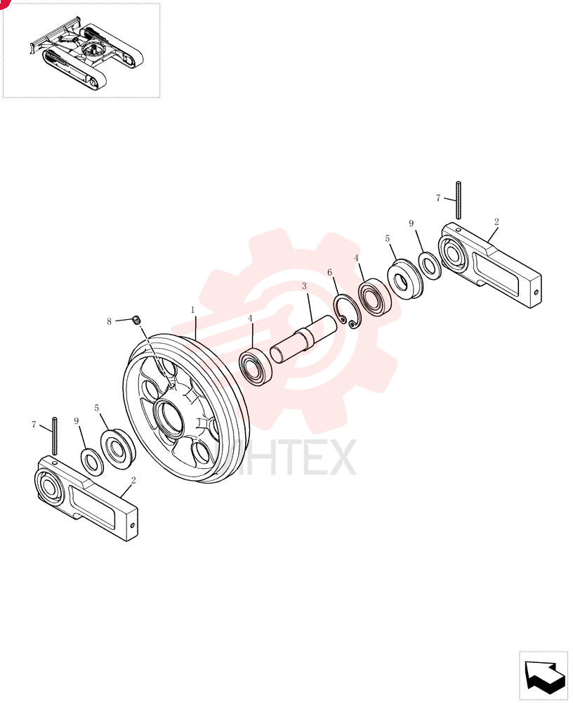 IDLER PW52D00003P1