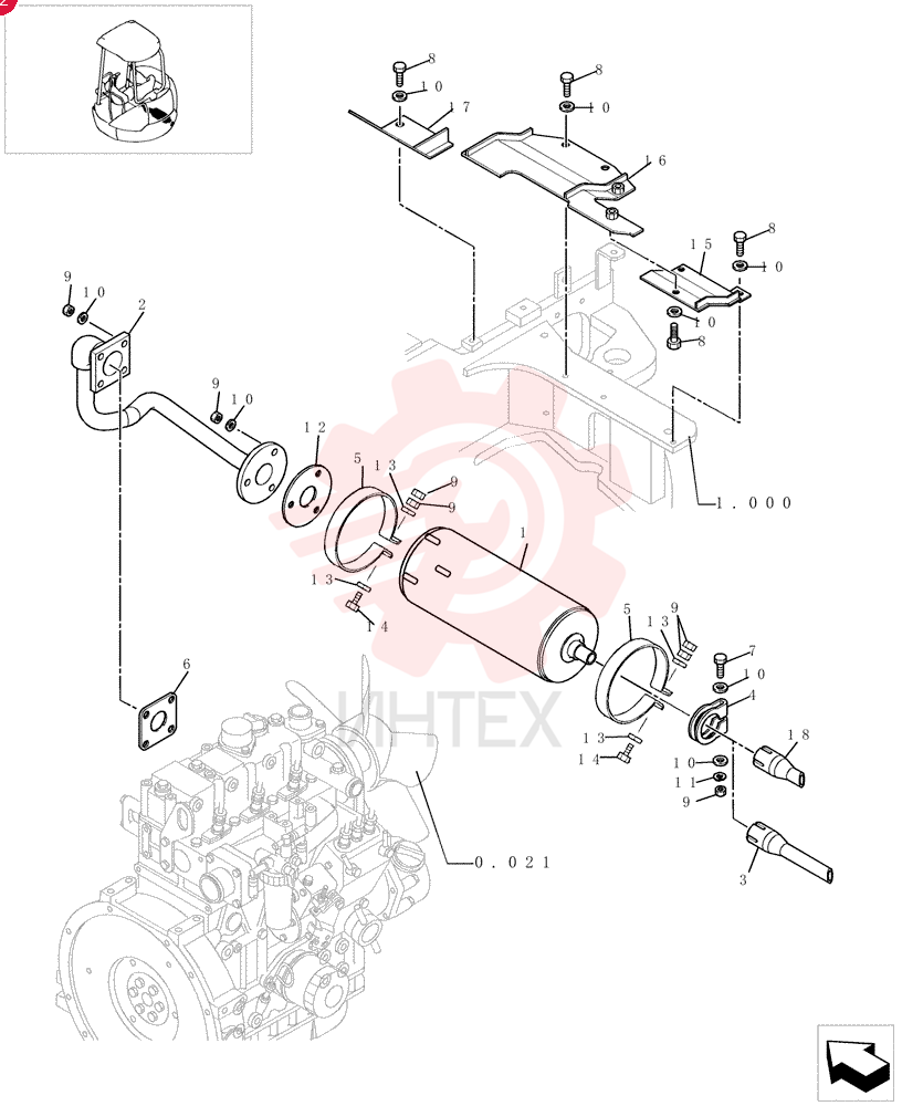 MUFFLER PW12P00008P1