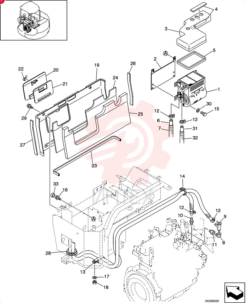 HEATER ASSY.