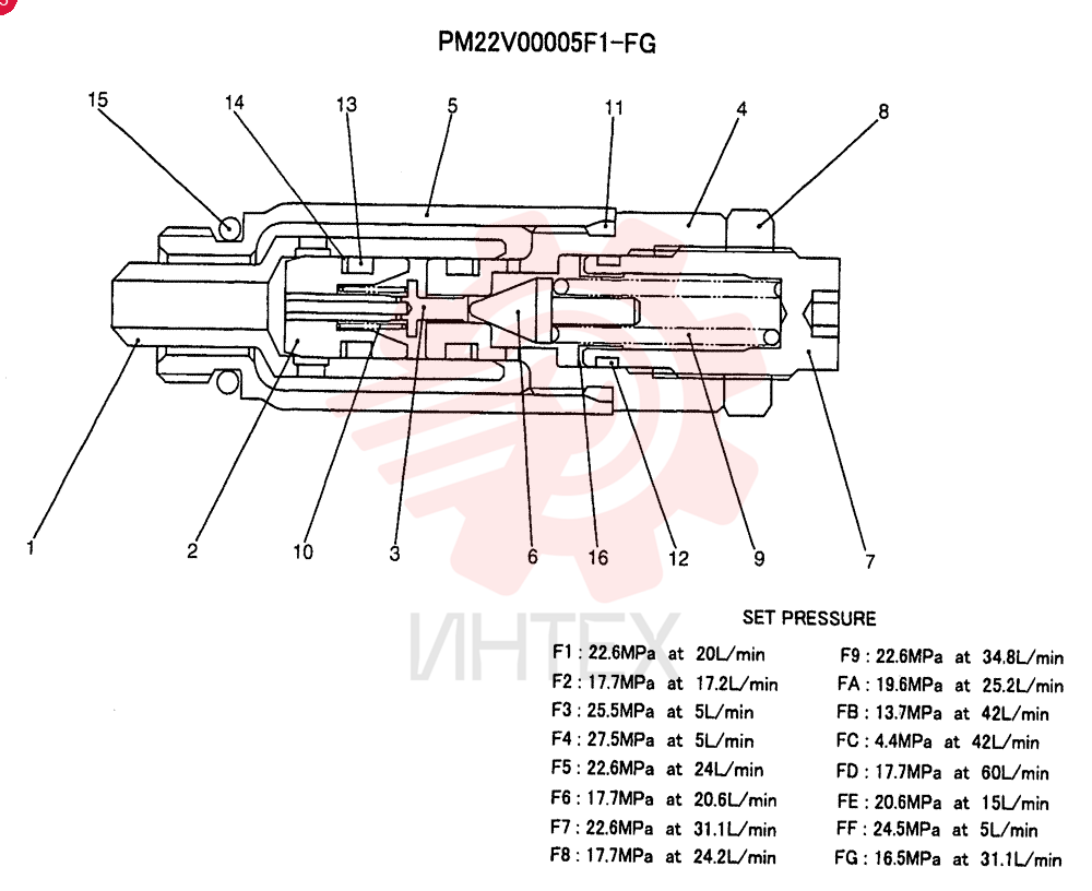 BLEEDER VALVE PM22V00005F1