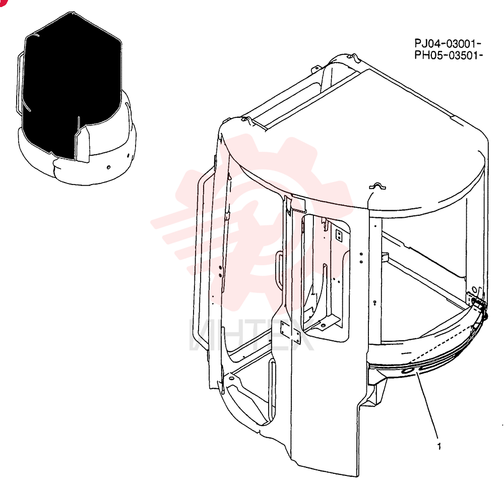 CAB INSTAL PW02C00025F1