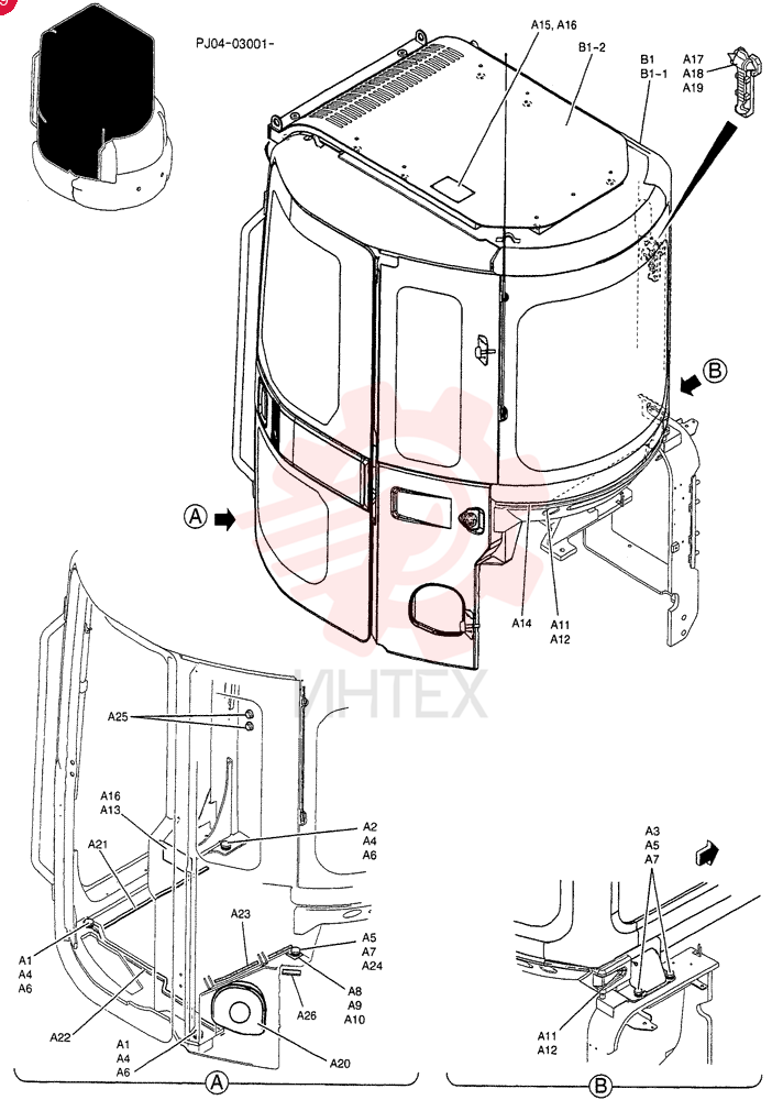 CAB INSTAL PW02C00039F1