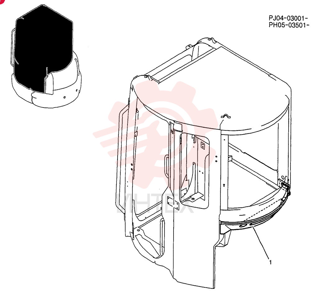 CAB INSTAL PW02C00041F1