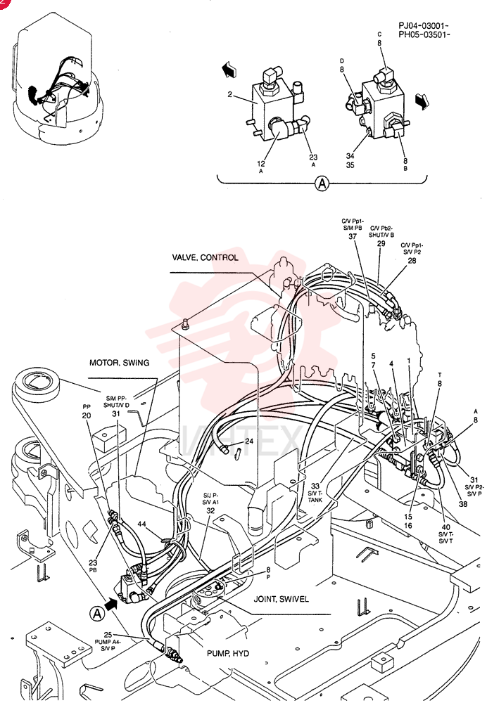 CONTROL LINES, VALVE PH64H00041F1