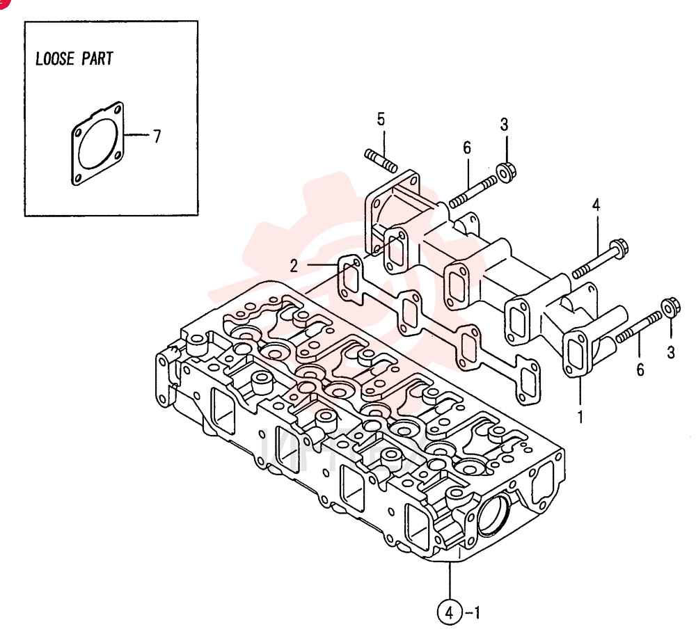 EXHAUST MANIFOLD VV12964013109
