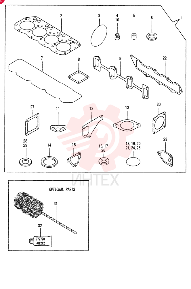 GASKET KIT VV72960192700