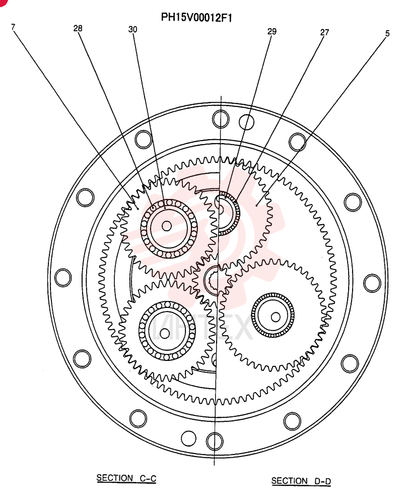 GEAR PH15V00012S005
