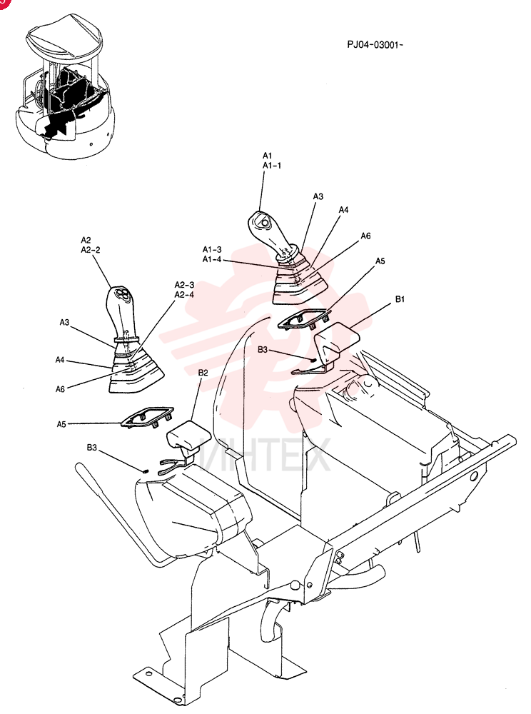 GRIP ASSY PW03M01719F1