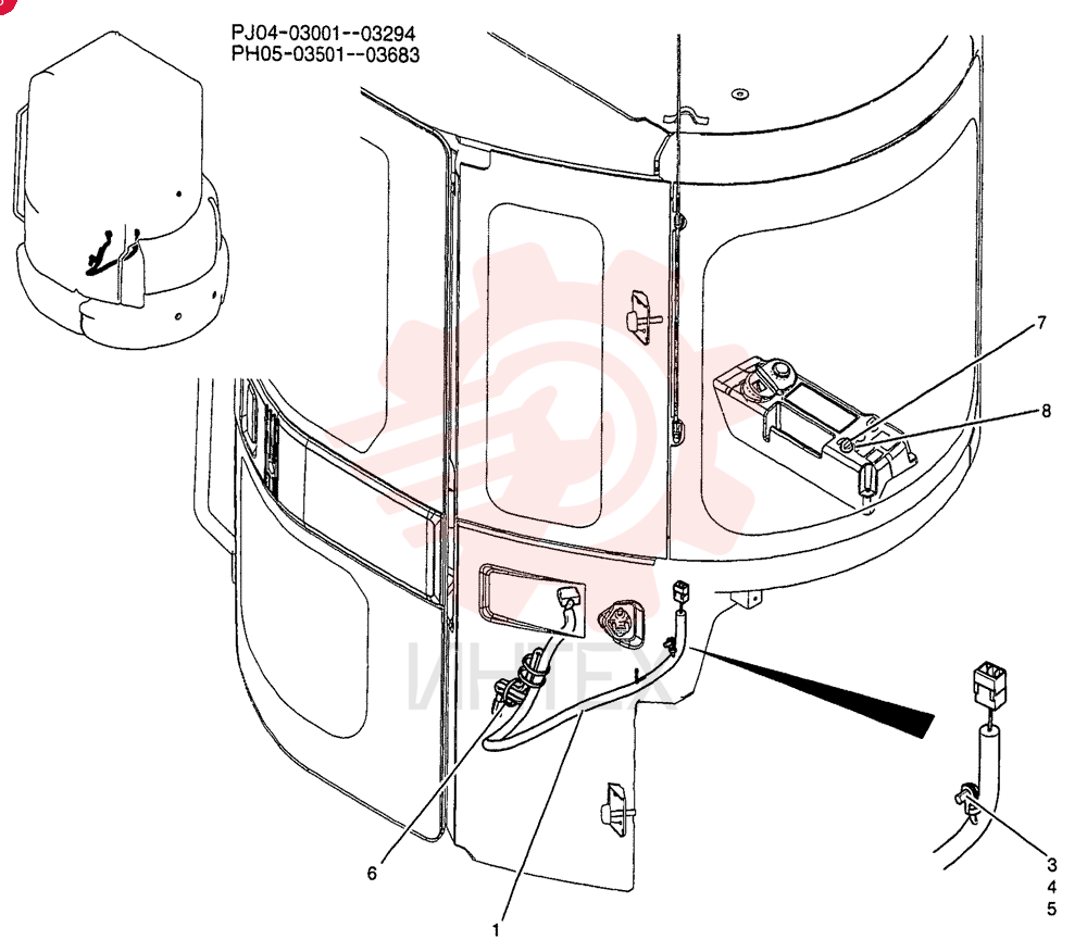 HARNESS ASSY, CAB PW14E00001F1