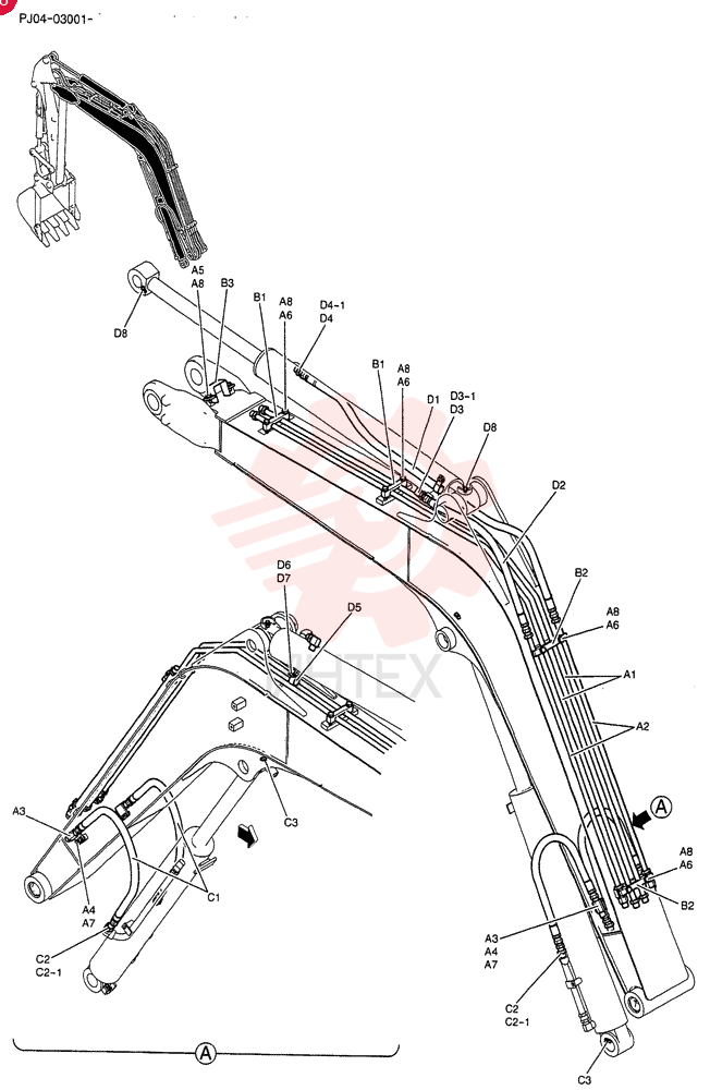 HYD LINES, BOOM PY42H00029F1