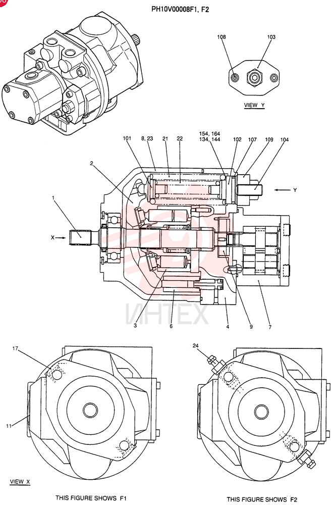 HYDRAULIC PUMP PH10V00008F1