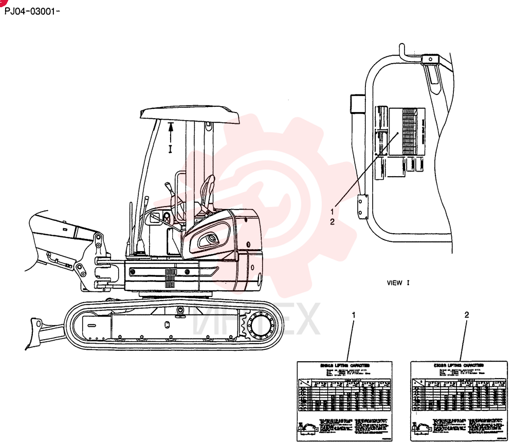 NAME PLATE INSTAL, Serial Range: PJ04-03001-PJ04-04481 PY22T00109F1