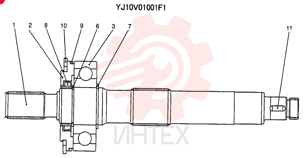 SHAFT ASSY. YJ10V01001F1