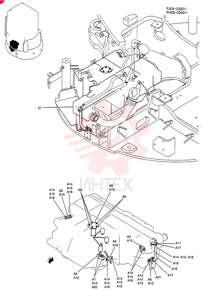TANK ASSY, FUEL PH20P00017F1 (2)