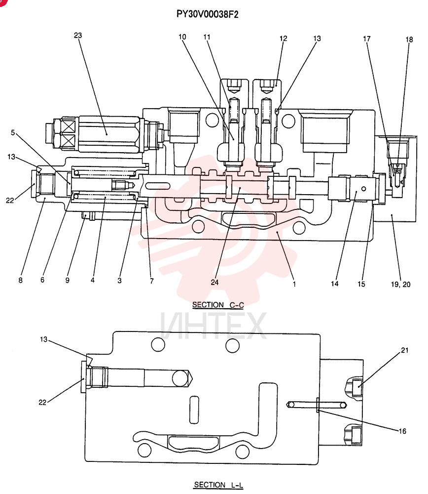 VALVE SECTION PY30V00038F2