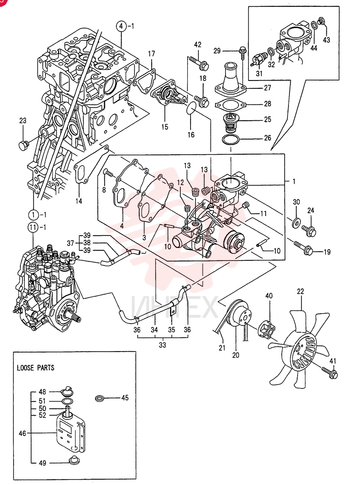 WATER PUMP VV12900442001