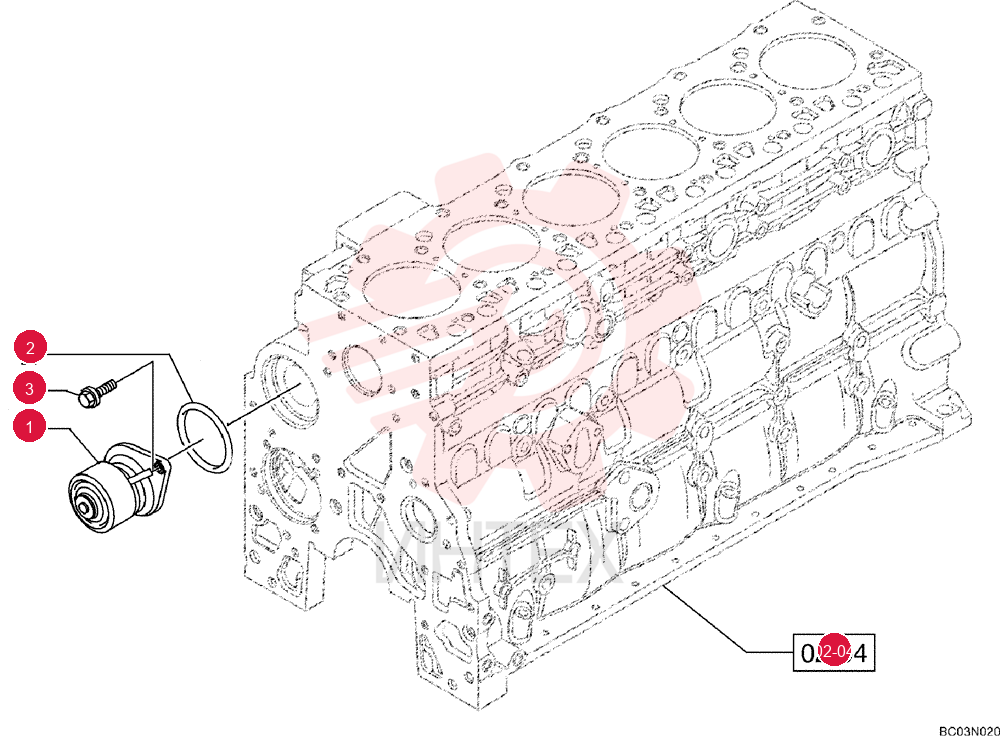WATER PUMP 4891252