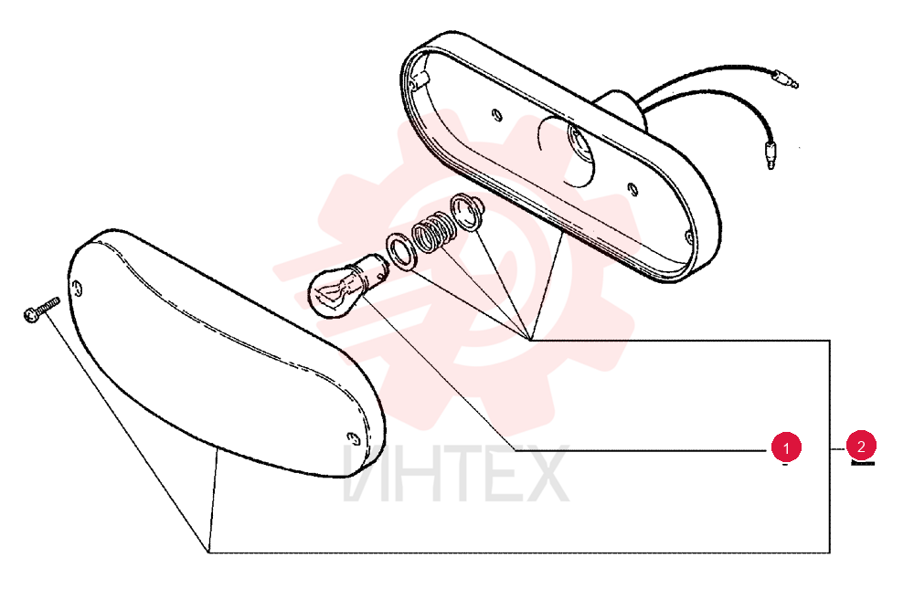 BULB,P21W, 24V, 21W