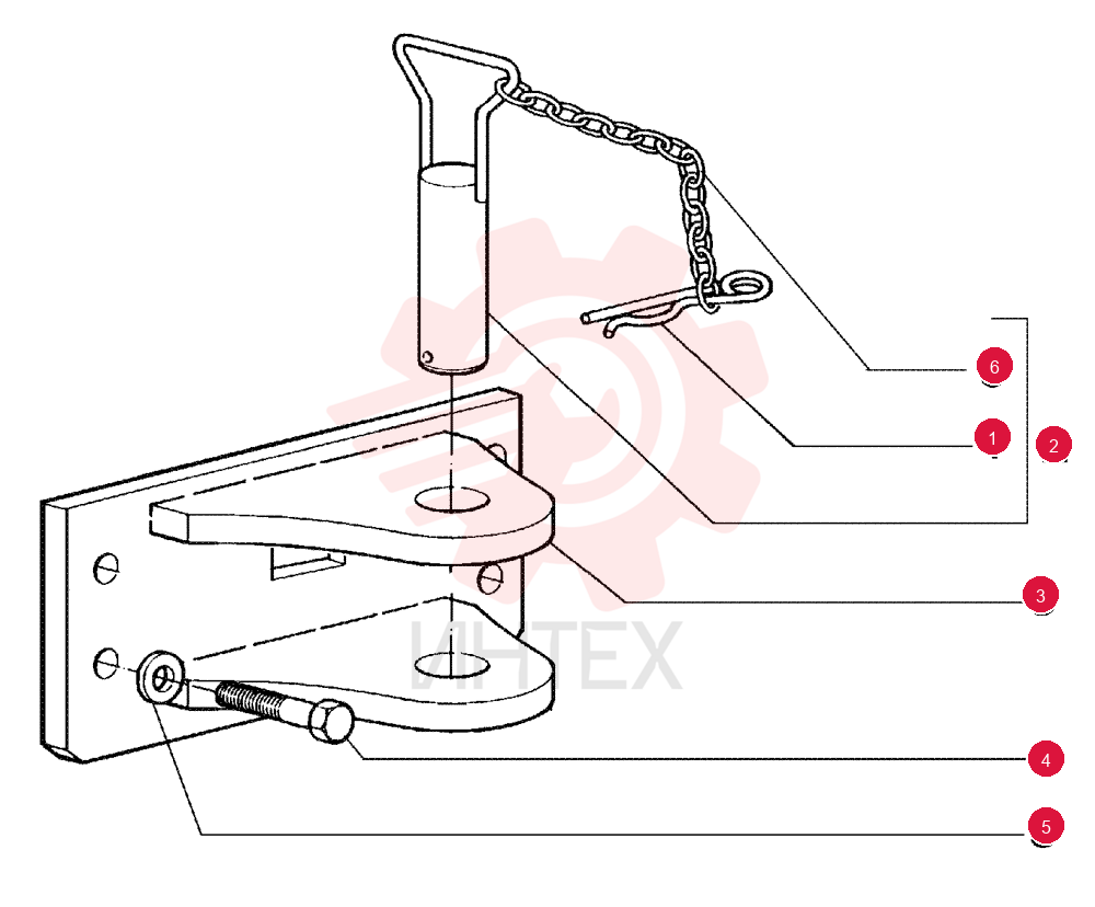COTTER PIN,M6 x 140