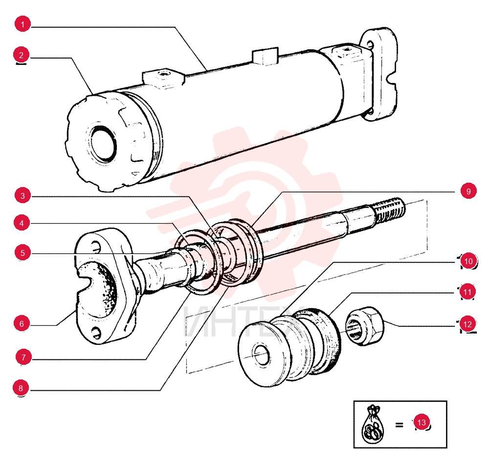 ENGINE CYLINDER LINER,761.1 mm Length