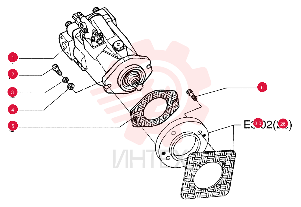HYDRAULIC PUMP,90 CC