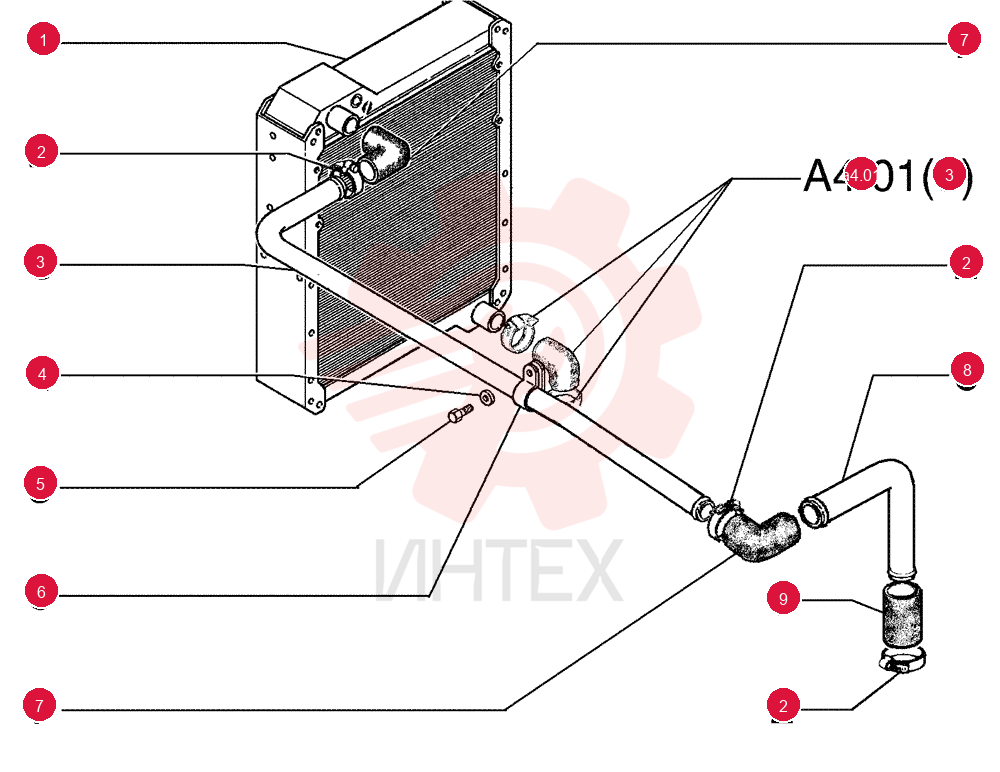 RADIATOR 73164343