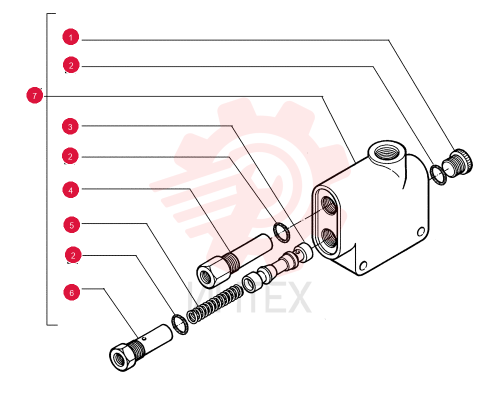 HYDRAULIC VALVE 73163844