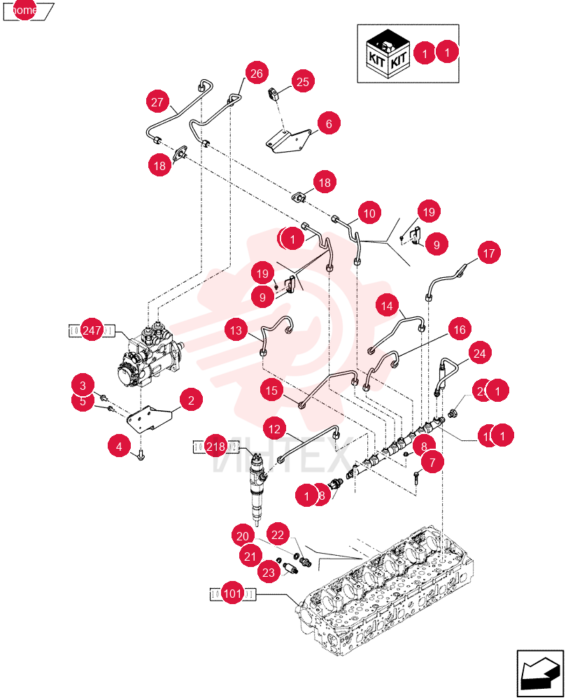 ASSY Contains Ref.1A, 28, 29