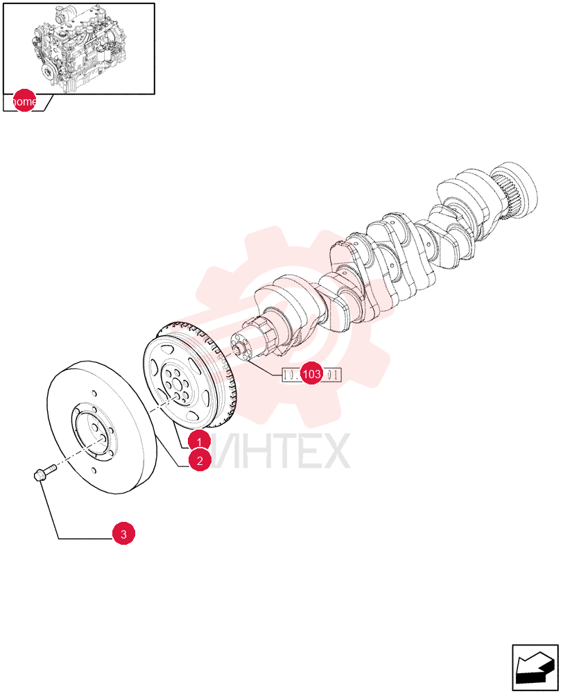 PULLEY,212mm OD