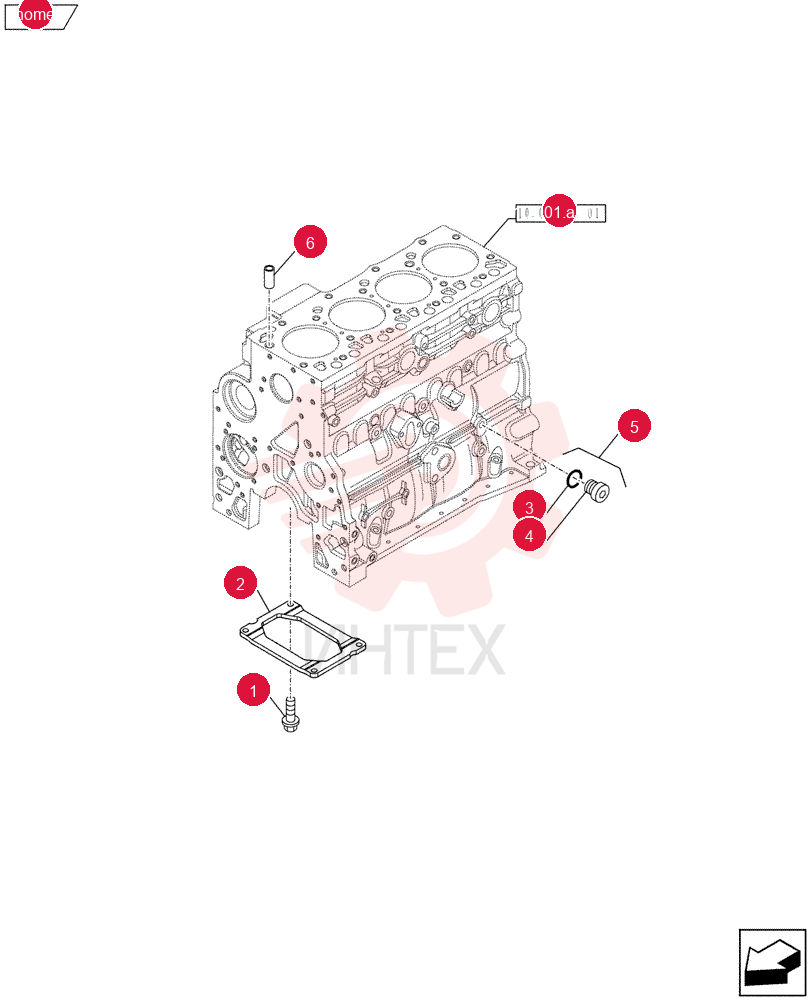 SCREW,Hex Flg, M10 x 1.5 x 25