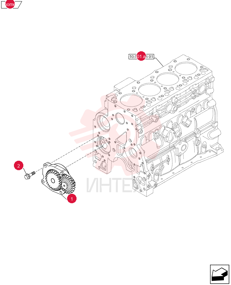 ENGINE OIL PUMP 4897480