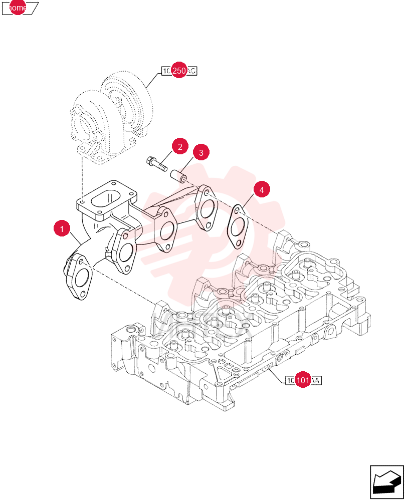 EXHAUST MANIFOLD 2853095